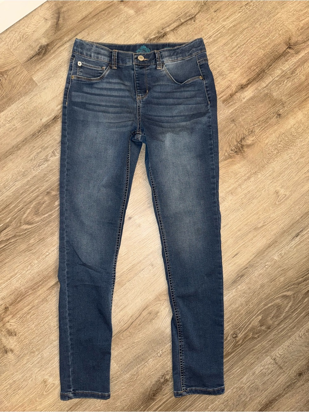 Kids Slim Stretch Jeans in Dark Blue